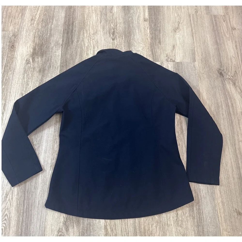 NFL‎ Team Apparel Chicago Bears Womens Navy Blue Softshell Zip Jacket Large